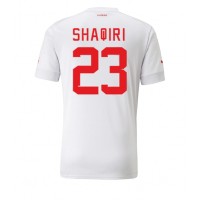Echipament fotbal Elveţia Xherdan Shaqiri #23 Tricou Deplasare Mondial 2022 maneca scurta
